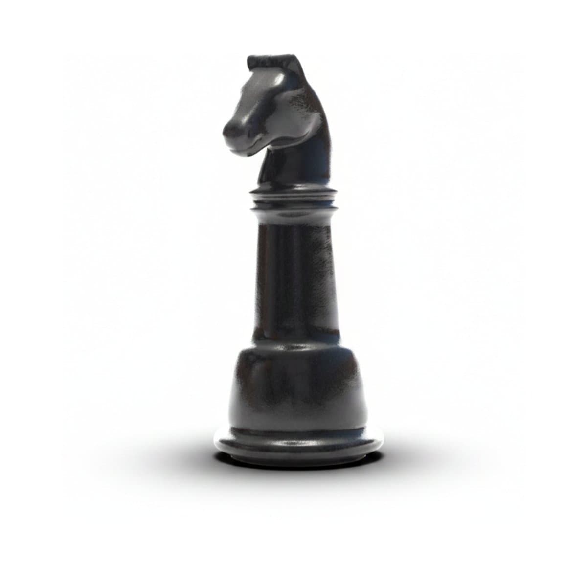 Caballo Ajedrez HB — Negro / Semi Matte